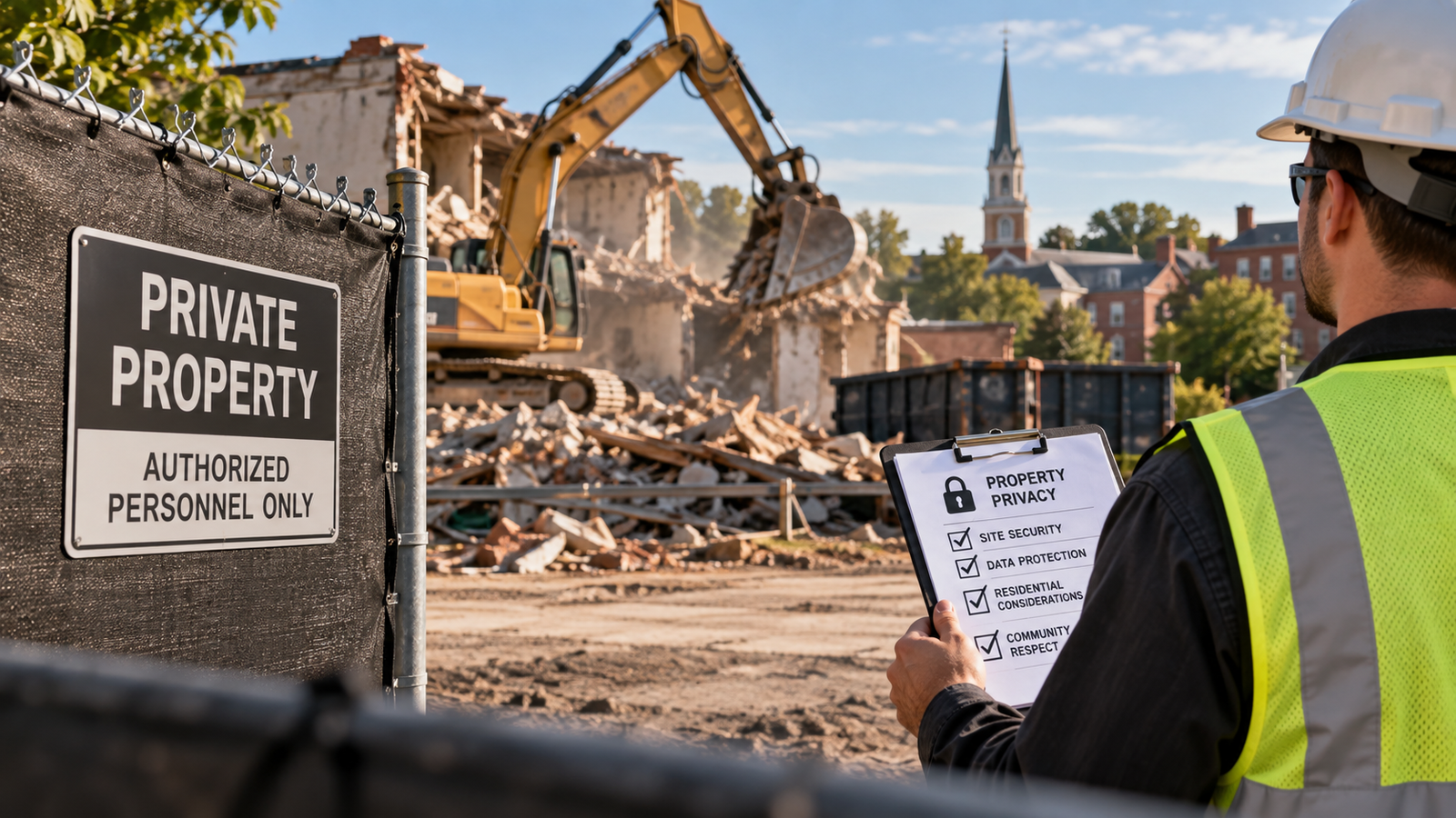 Privacy Practices in Construction and Demolition Services: What Frederick Property Owners Should Know